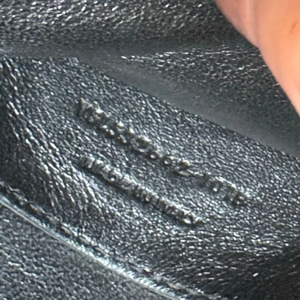 YSL Laurent Chevron Suplice Black Lambskin Double Flap Crossbody Bag GHW‎ CoA - Picture 3 of 10